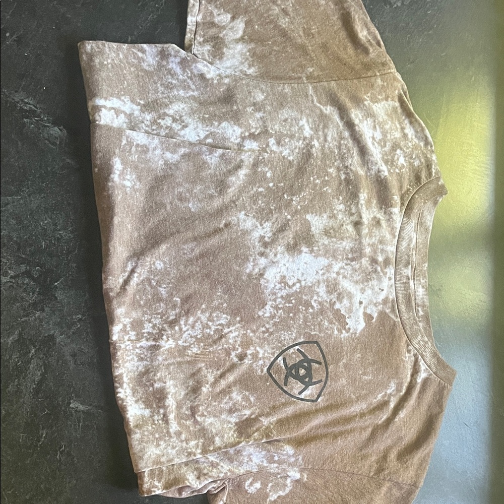 Ariat Brown Tie-Dye Graphic Tee